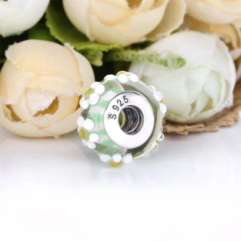 (imagem para) Charm Margarida Glass Murano Pandora - 798798C00 - Visualizar 3
