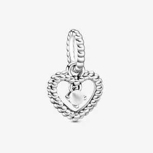 (imagem para) Charm Pendente Coração Branco - Mês De Abril - 798854C04