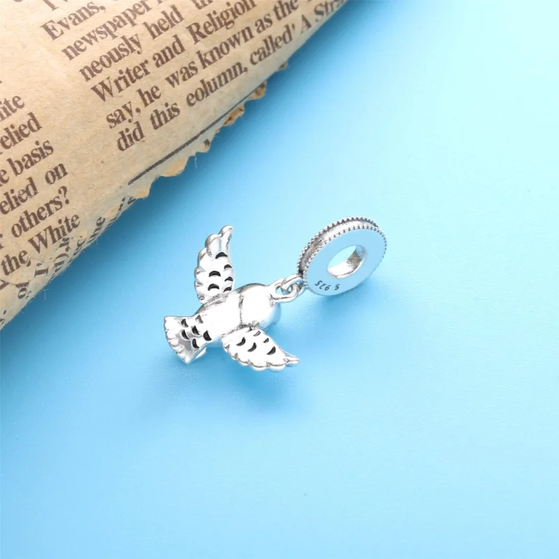 (imagem para) Charm Pendente Coruja Edwiges - Harry Potter - 799123C01 - Visualizar 3