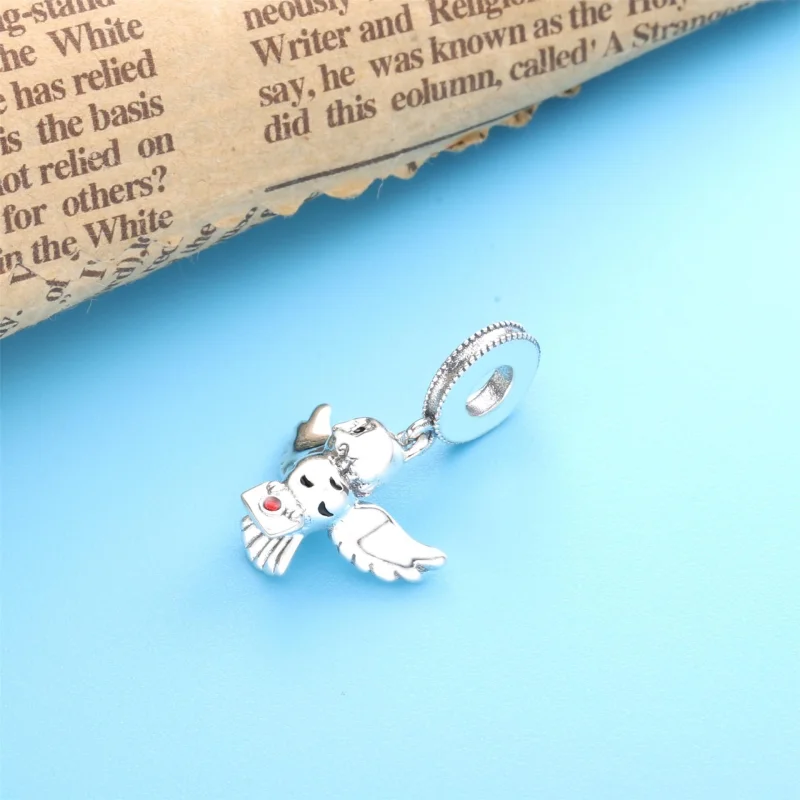 (imagem para) Charm Pendente Coruja Edwiges - Harry Potter - 799123C01 - Visualizar 4