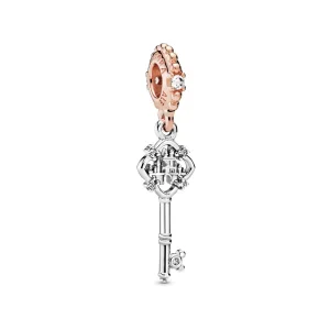 (imagem para) Charm Pendente Disney, Chave de parques Pandora Rose - 788226CZ