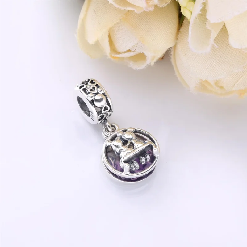 (imagem para) Charm Pendente Disney Felizes Para Sempre - 798866C01 - Visualizar 3