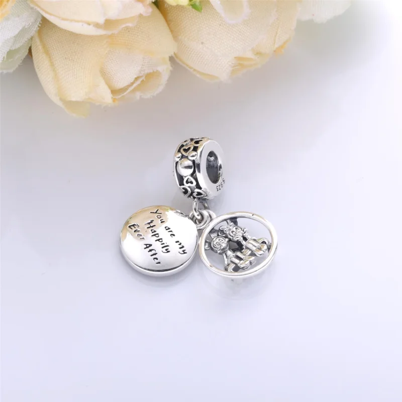 (imagem para) Charm Pendente Disney Felizes Para Sempre - 798866C01 - Visualizar 5