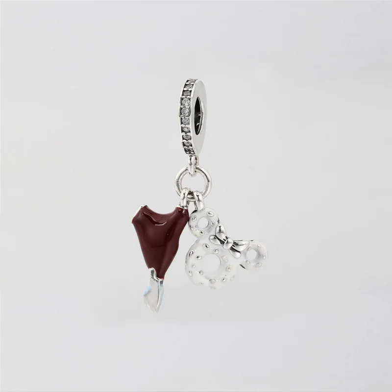 (imagem para) Charm Pendente Disney, Sorvete de parque & donut Pandora - 798894C01 - Visualizar 2