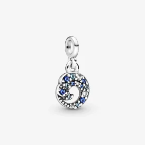 (imagem para) Charm Pendente Minha Onda do Mar Azul Pandora - 799010C01