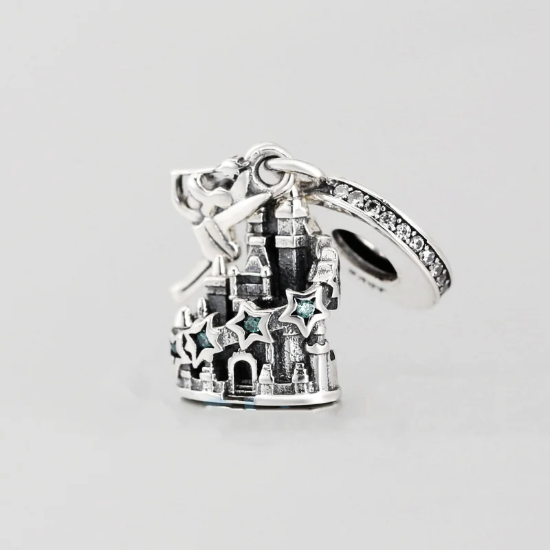 (imagem para) Charm Pendente Pandora Disney Park Tinker Bell & Castle Pandora - 798856C01 - Visualizar 2