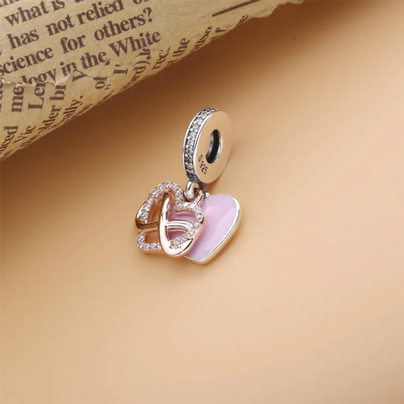 (imagem para) Charm Pendente Pandora Rose™ Família Para Sempre - 788878C01 - Visualizar 2