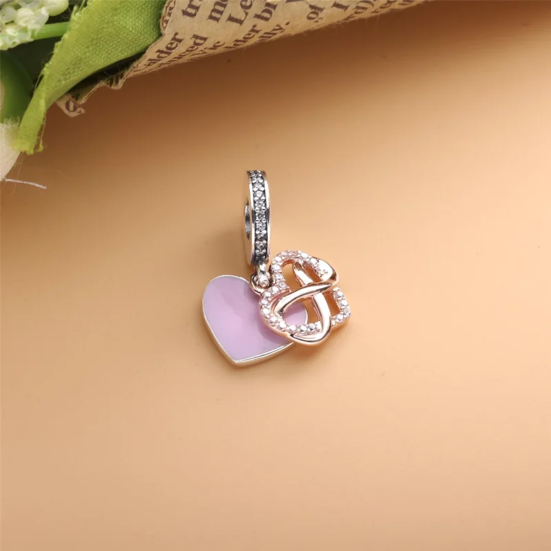 (imagem para) Charm Pendente Pandora Rose™ Família Para Sempre - 788878C01 - Visualizar 4