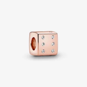(imagem para) Charm Porca deslumbrante Pandora Rosa - 781269C01