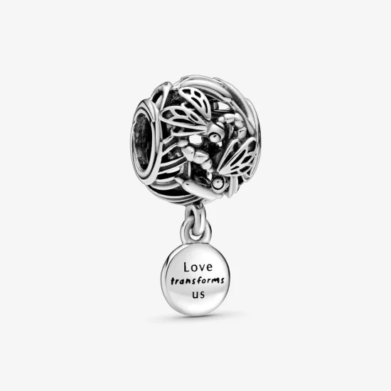 (imagem para) Charm recortes de Amor de libélula Pandora - 798814C00