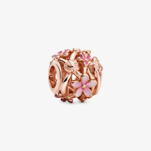 (imagem para) Charm Vazado Pandora Rose™ Margaridas Pink - 788772C01