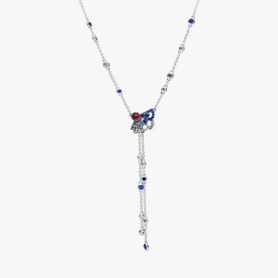 (imagem para) Colar Fã azul e rosa Pandora - 398183SRUMX-45