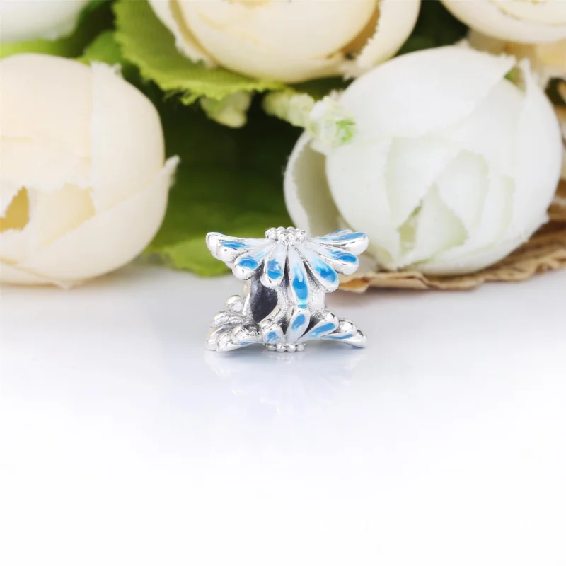 (imagem para) Conta Margarida Azul Pandora - 798775C01 - Visualizar 4