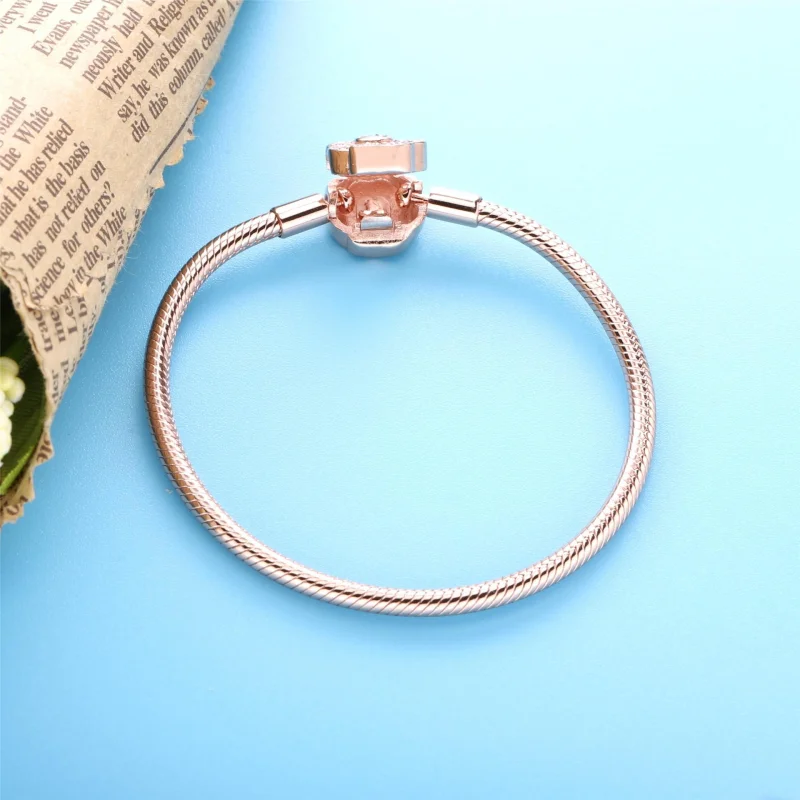 (imagem para) Corrente de cobra de clasp de ventilador Pandora rosa - 588145C01 - Visualizar 5