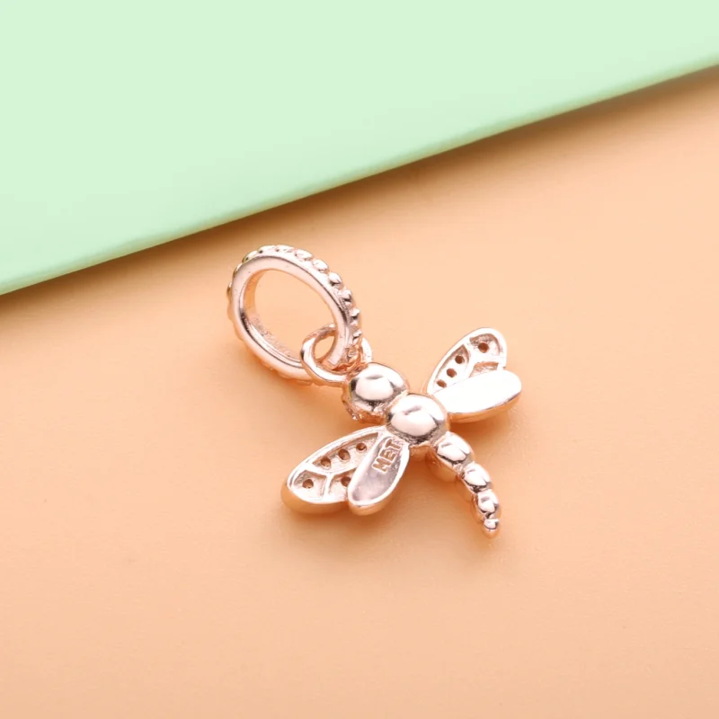 (imagem para) Pendente Libélula cintilante Pandora Rose - 388803C01 - Visualizar 4