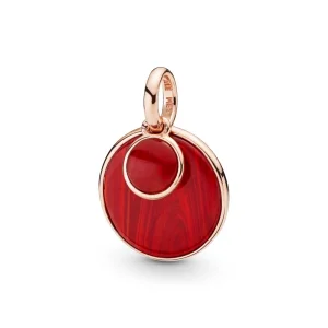 (imagem para) Pendente Vidro Murano Vermelho Pandora Rose - 388148RMU