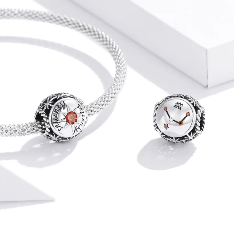 (imagem para) Charm Aquário Brilhante estilo Pandora - SCC1725-11 - Visualizar 3