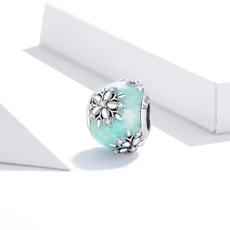 (imagem para) Charm Flocos de Neve Brilhantes estilo Pandora - SCC1650 - Visualizar 2