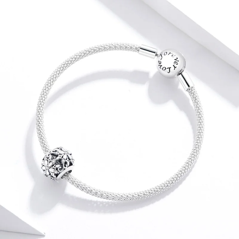 (imagem para) Charm Flocos de neve openwork estilo Pandora - SCC1651 - Visualizar 3