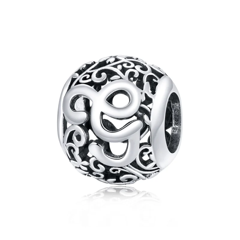 (imagem para) Charm Flores com orifícios, letra G estilo Pandora - SCC1444-G
