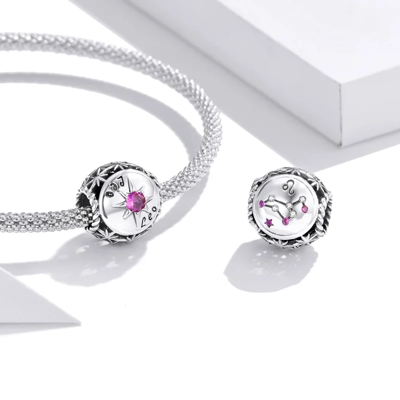 (imagem para) Charm Leão brilhante estilo Pandora - SCC1725-5 - Visualizar 3