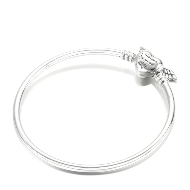 (imagem para) Bangle fecho Coração Asas de Anjo “Always by your side” Pandora - 599379C00 - Visualizar 2