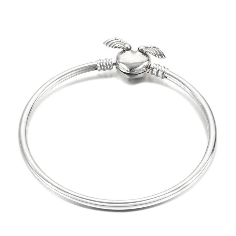 (imagem para) Bangle fecho Coração Asas de Anjo “Always by your side” Pandora - 599379C00 - Visualizar 3