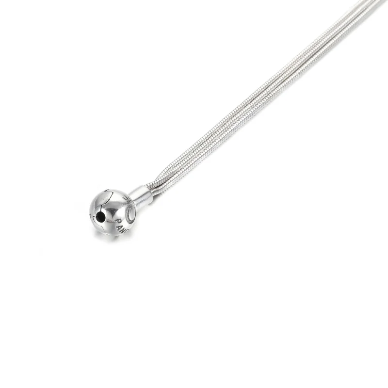 (imagem para) Bracelete Pandora Moments Em Trama - 599338C00 - Visualizar 3