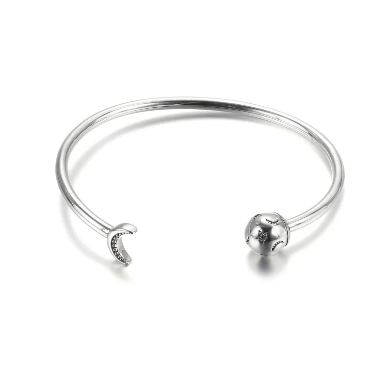 (imagem para) Bracelete Rigido Aberto Lua & Estrelas Pandora - 599120C01 - Visualizar 4