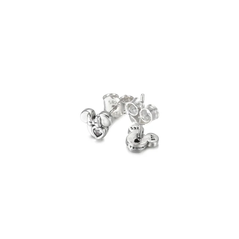 (imagem para) Brincos Petit Disney, Mickey Mouse & Minnie Mouse Silhueta Pandora - 299258C01 - Visualizar 4