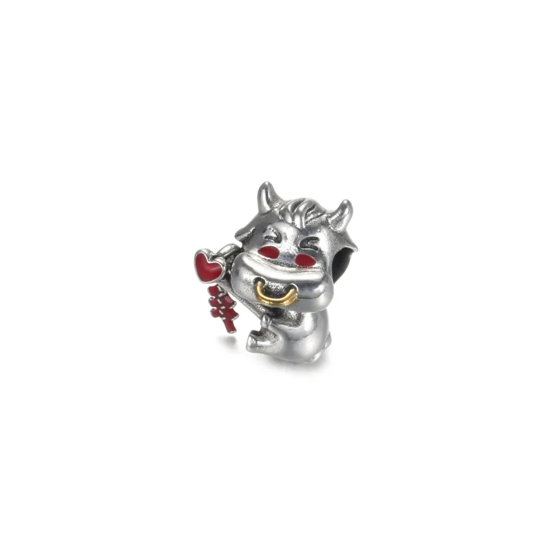 (imagem para) Charm Adorável Boi - Horóscopo Chines - 799268C01 - Visualizar 2