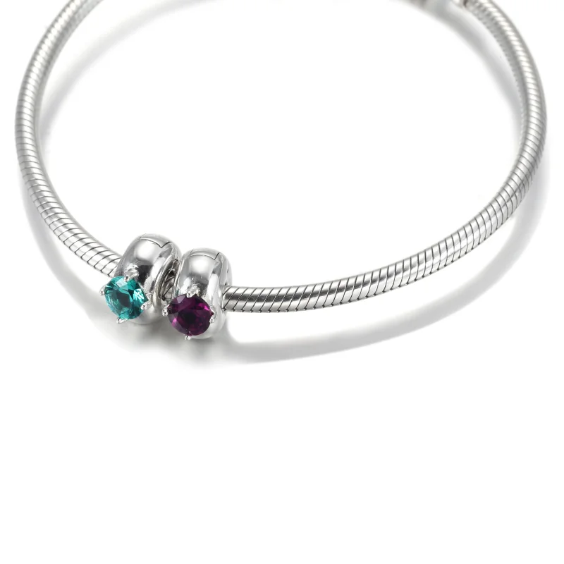 (imagem para) Charm Clipe Solitário Roxo - 799204C02 - Visualizar 8