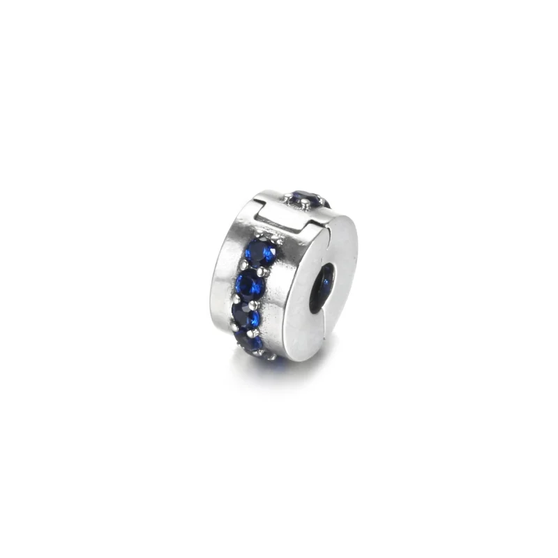 (imagem para) Charm Com Clip Brilho Azul - 791972C01 - Visualizar 2