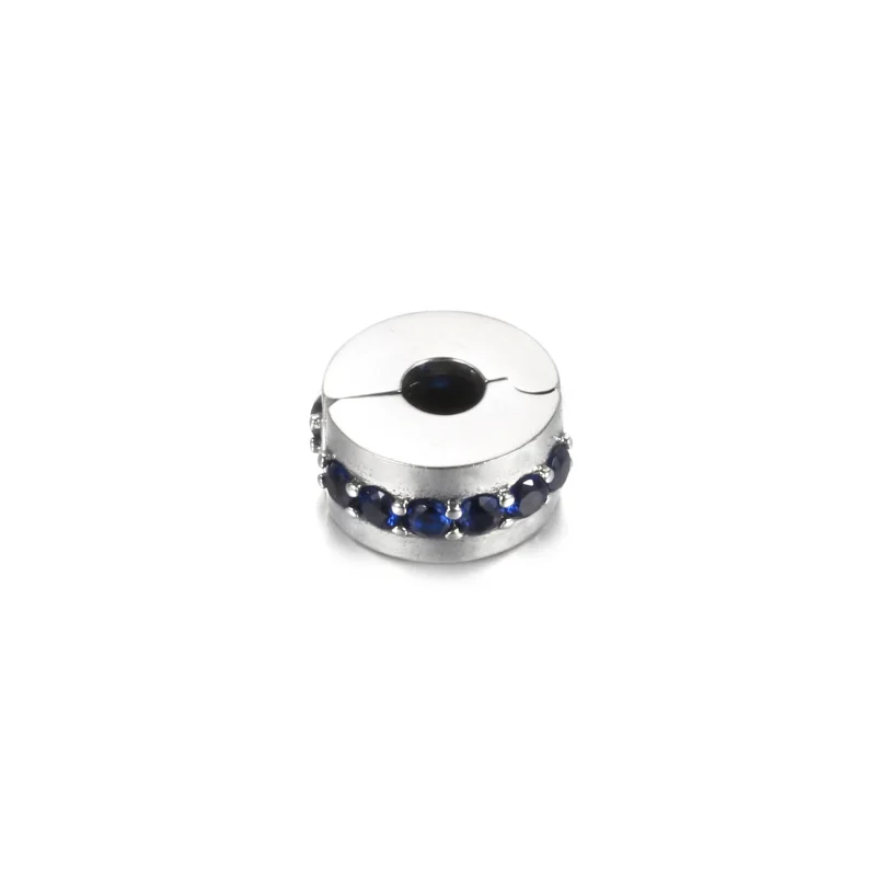 (imagem para) Charm Com Clip Brilho Azul - 791972C01 - Visualizar 3