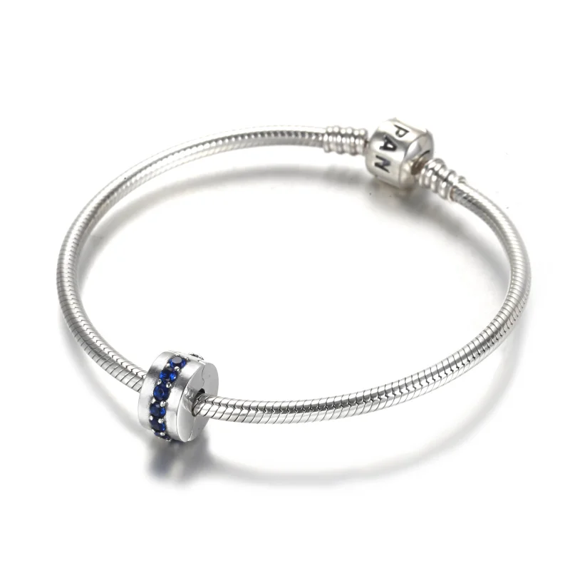 (imagem para) Charm Com Clip Brilho Azul - 791972C01 - Visualizar 5