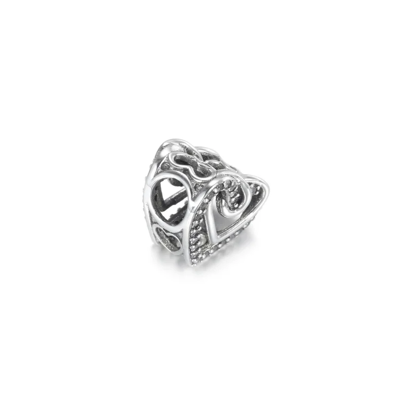 (imagem para) Charm Corações Entrelaçados Brilhantes - 799270C01 - Visualizar 3