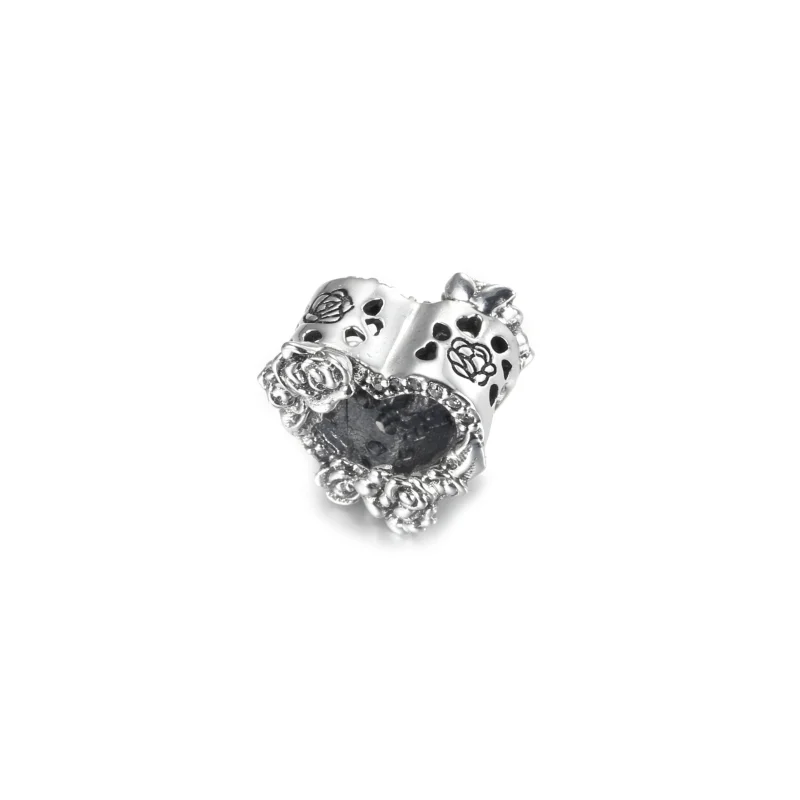 (imagem para) Charm Coração Aberto E Rosas - 799281C01 - Visualizar 2