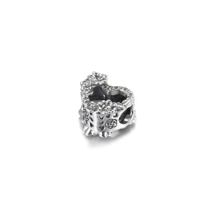 (imagem para) Charm Coração Aberto E Rosas - 799281C01 - Visualizar 5