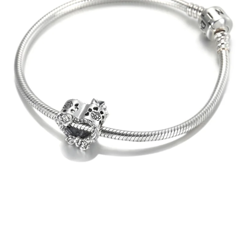 (imagem para) Charm Coração Aberto E Rosas - 799281C01 - Visualizar 6