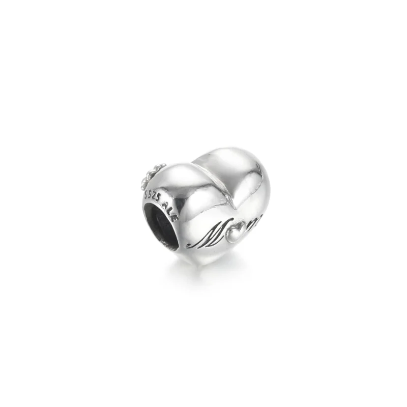 (imagem para) Charm De Coracao Mae_Sorte De Ter Voce Pandora - 799364C00 - Visualizar 4