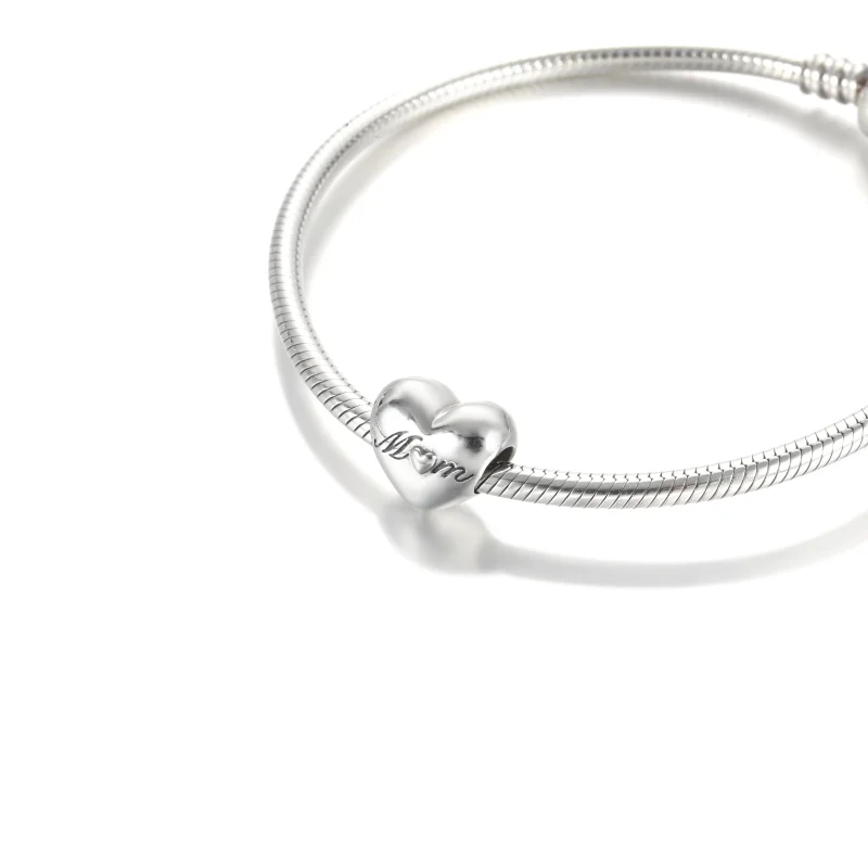 (imagem para) Charm De Coracao Mae_Sorte De Ter Voce Pandora - 799364C00 - Visualizar 5