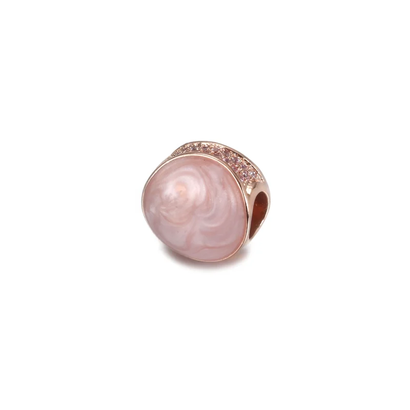 (imagem para) Charm Espiral Rosa Pandora Rose™ - 789306C01 - Visualizar 2