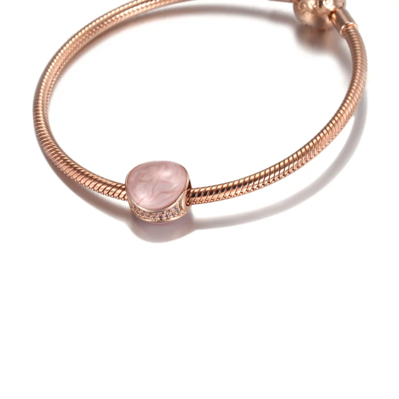 (imagem para) Charm Espiral Rosa Pandora Rose™ - 789306C01 - Visualizar 5