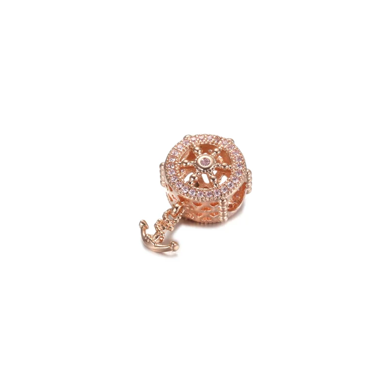 (imagem para) Charm Navios Helm ALE MET Pandora Rosa - 789017C01 - Visualizar 2