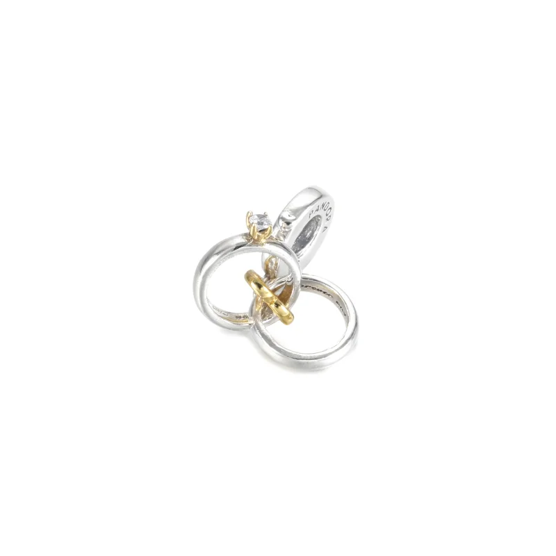(imagem para) Charm Pendente Alianças De Casamento - 799319C01 - Visualizar 2