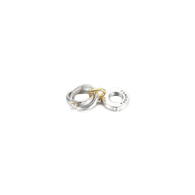(imagem para) Charm Pendente Alianças De Casamento - 799319C01 - Visualizar 4