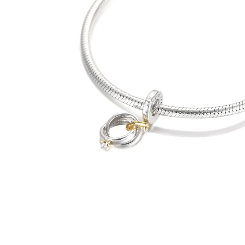 (imagem para) Charm Pendente Alianças De Casamento - 799319C01 - Visualizar 5