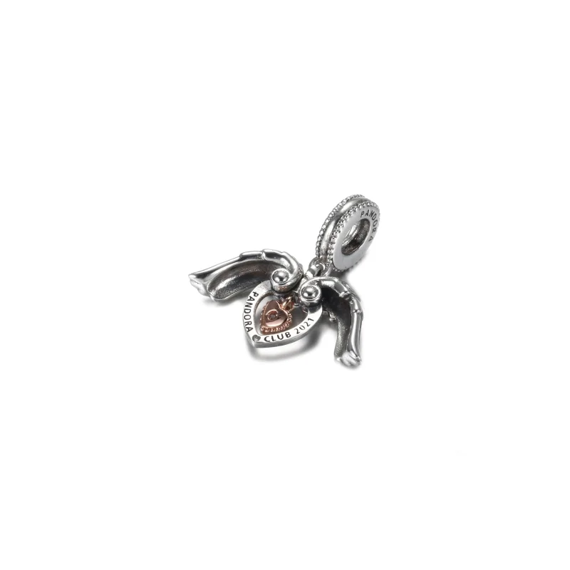 (imagem para) Charm Pendente Asas De Anjo Pandora Club 2021 - 789296C01 - Visualizar 3