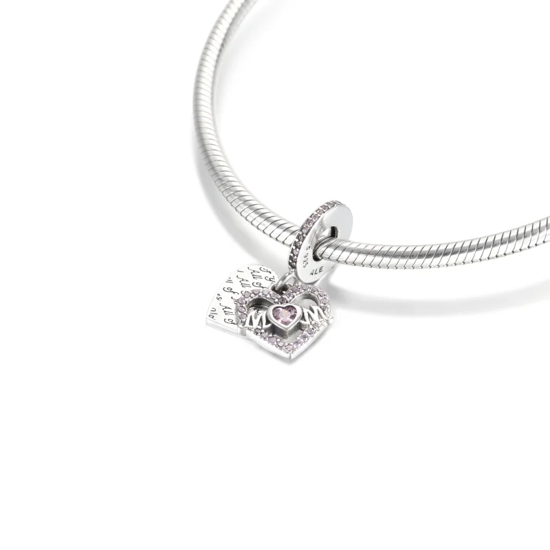 (imagem para) Charm Pendente Coracao E Mamae Pandora - 799402C01 - Visualizar 5