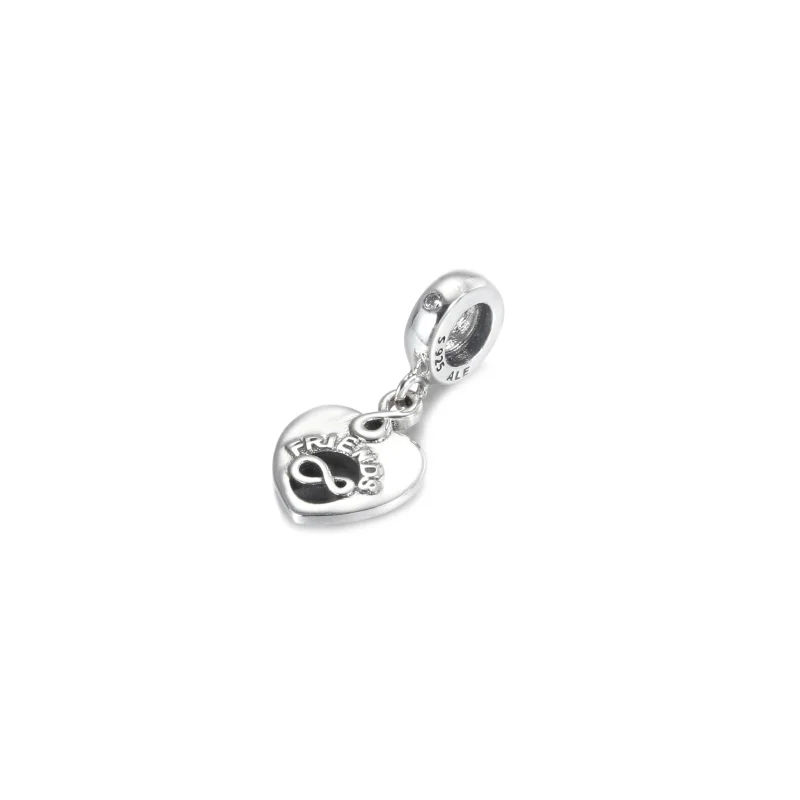 (imagem para) Charm Pendente Coração Amigas Para Sempre - 799294C01 - Visualizar 2